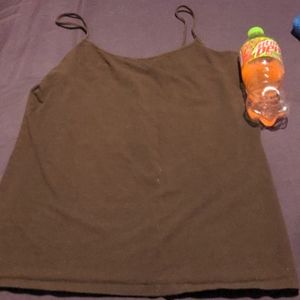 XL Brown Tank Top